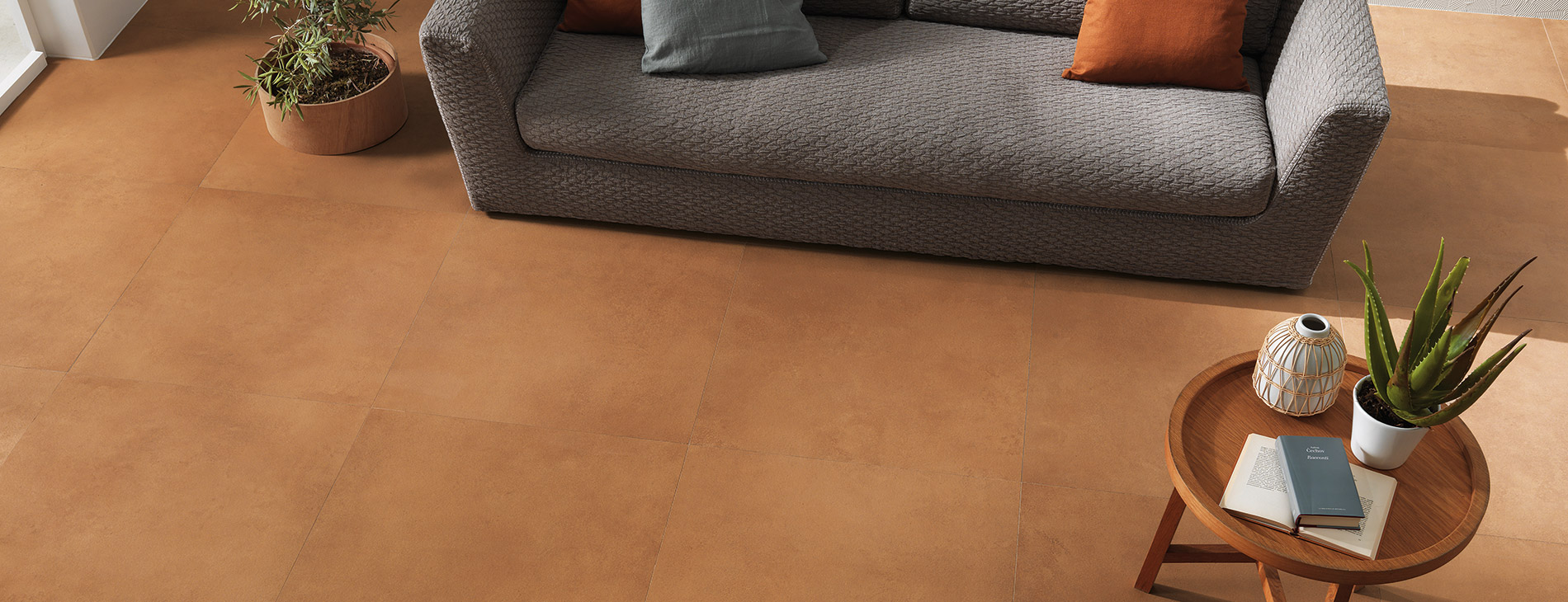 Carrelage effet terre cuite