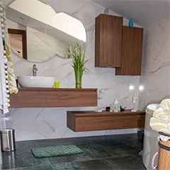 Carrelages d'une maison à Bassussary