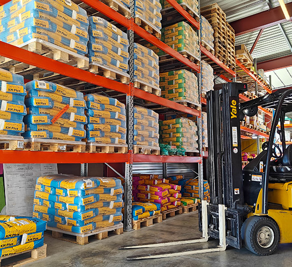 Stock pour les carreleurs